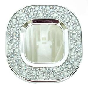 2 Bath & Body Works Car Visor Clip Fragrance Holders-Sparkly Pearls & Gems/Black